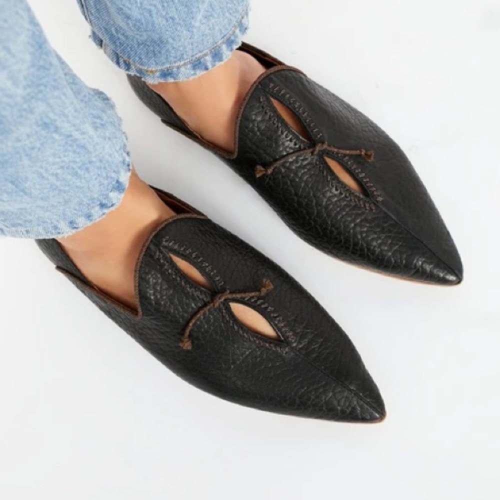 Free People Pebble Leather Flats ‘St. Lucia’
